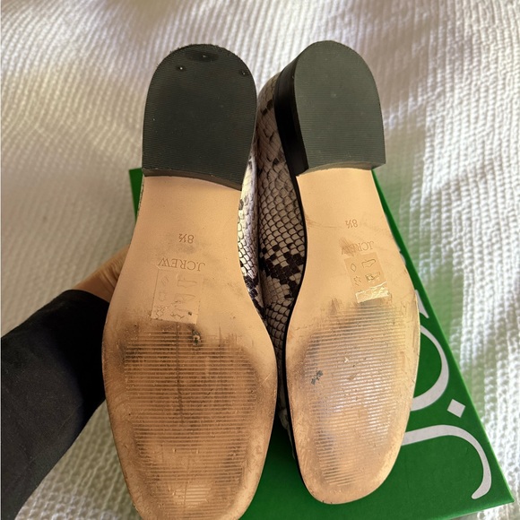 J. Crew Maison snakeskin loafers, size 8.5 - Picture 4 of 4